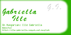 gabriella ille business card